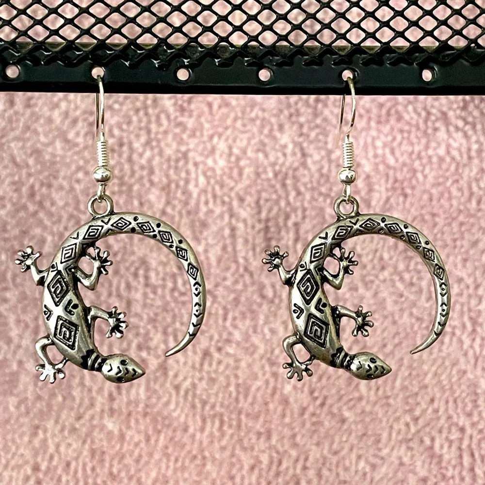 Lizard Earrings - Picture 2 of 4